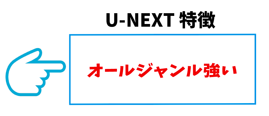 U-NEXT評判_特徴